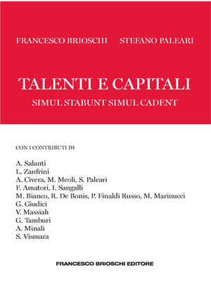 cover image of Talenti e capitali